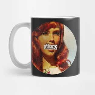 Alone collage art Mug